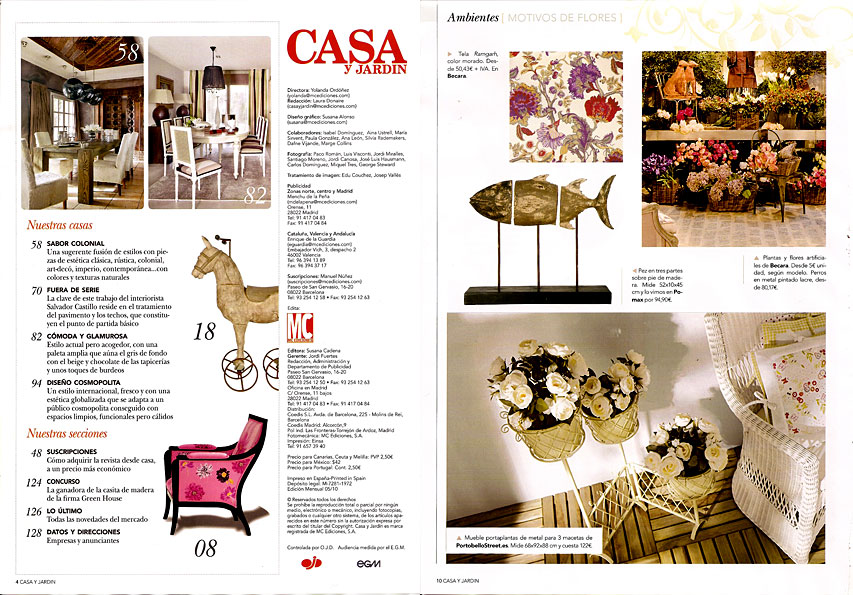 Revista Casa y Jardín