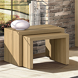 Muebles de madera natural