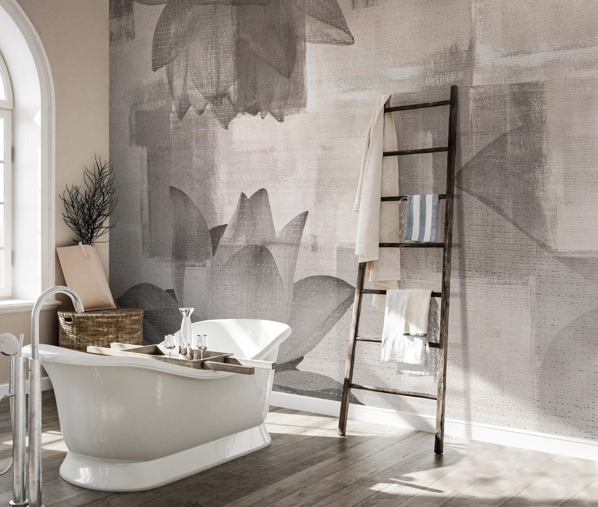 Papel pintado Lotus by Instabilelab