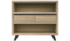 Mueble auxiliar 2 cajones nórdico Borgen