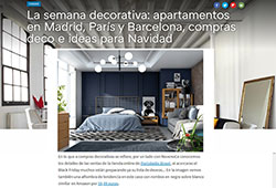 La semana decorativa: apartamentos en Madrid, París y Barcelona, compras deco e ideas para Navidad