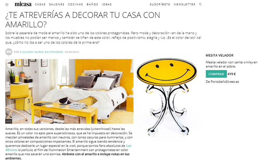 ¿Te atreverías a decorar tu casa con amarillo?