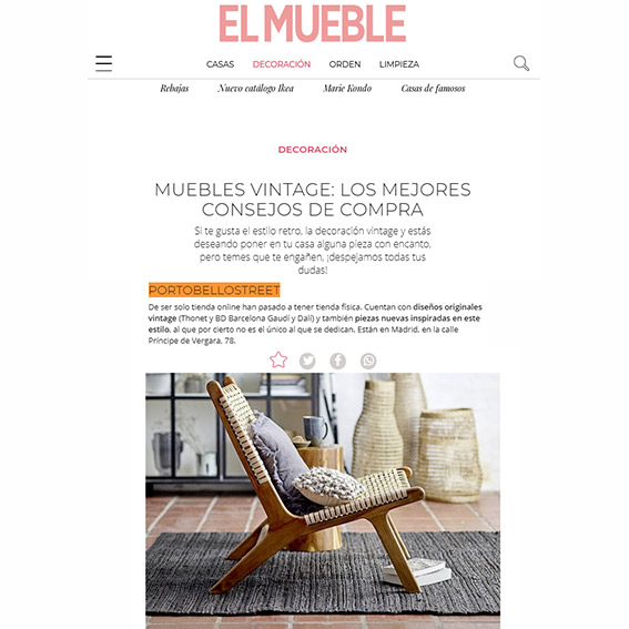 Muebles vintage: Los mejores consejos de compra