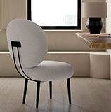 Silla tapizada Gina by Casantini Milano