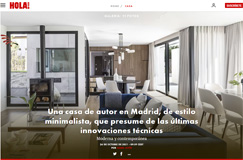 Una casa de autor en Madrid, de estilo minimalista, que presume de las últimas innovaciones técnicas