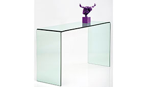 Consola cristal templado Clear Club Kare