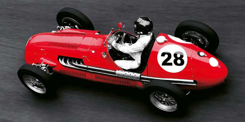 Cuadro canvas historica race car grand prix monaco