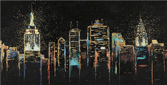 Cuadro canvas cityscape