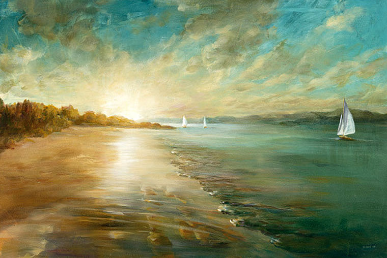 Cuadro canvas coastal glow