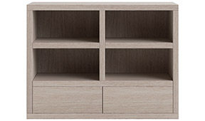 Mueble auxiliar 4 huecos nórdico Sendai