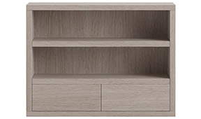 Mueble auxiliar 2 huecos nórdico Sendai