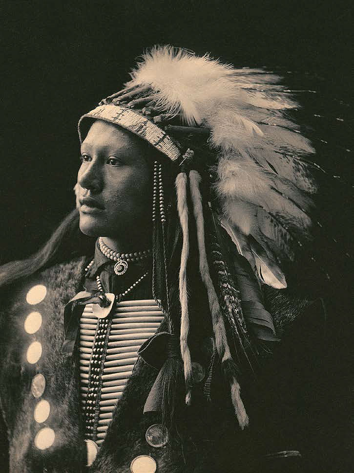 Cuadro canvas john hollow horn bear sioux 1898