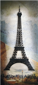 Cuadro torre eiffel relieve