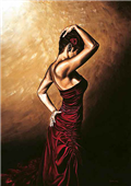 Cuadro canvas flamenco woman