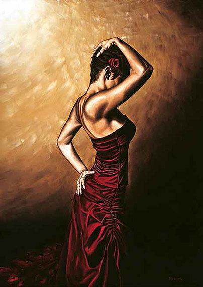 Cuadro canvas flamenco woman