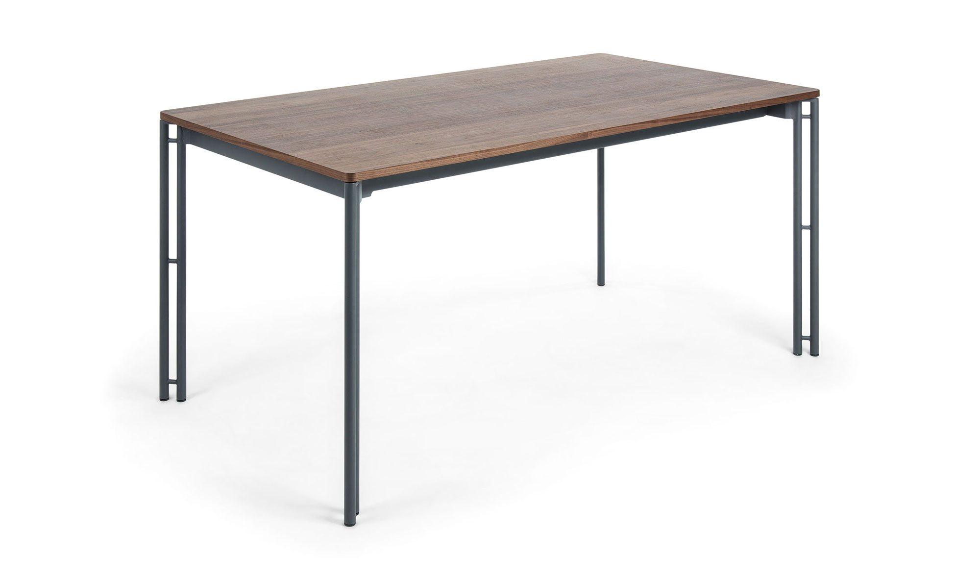 Mesa de comedor extensible grafito vintage Kesia