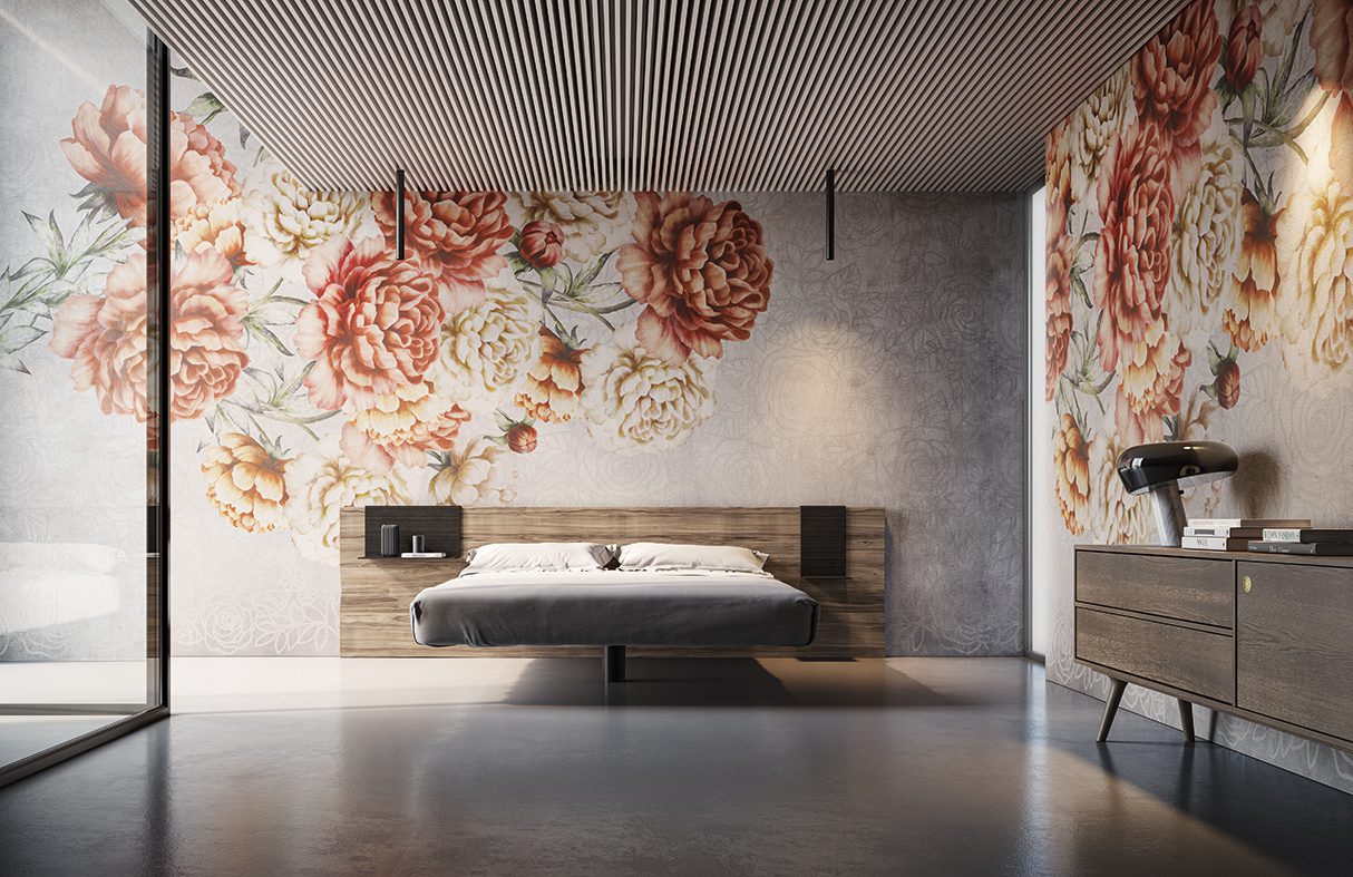 Papel pintado Autumn Flowers by Instabilelab