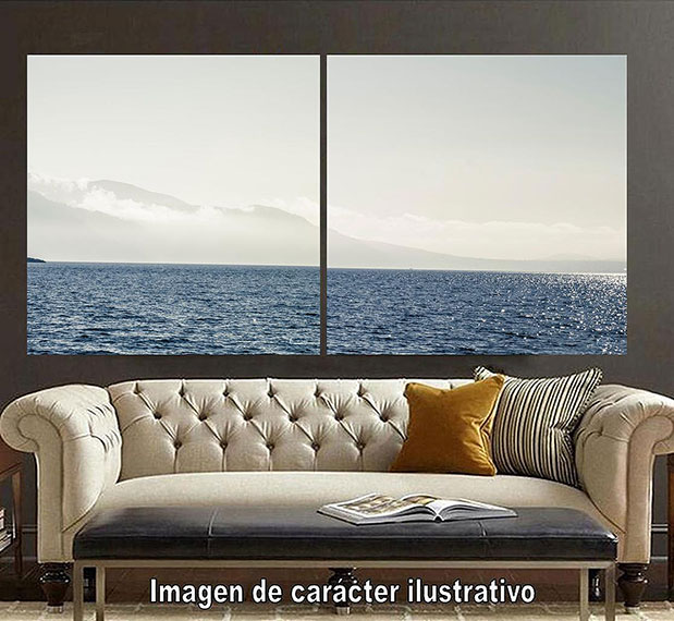 Cuadro canvas coastal scene