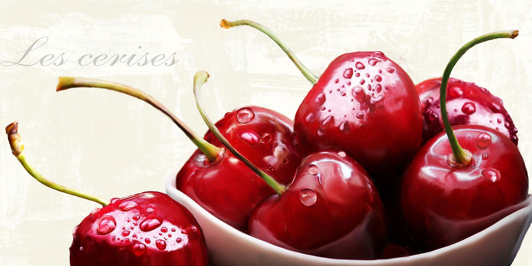 Cuadro canvas les cerises