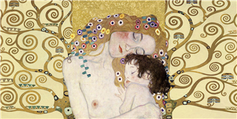 Cuadro canvas gustav klimt maternidad