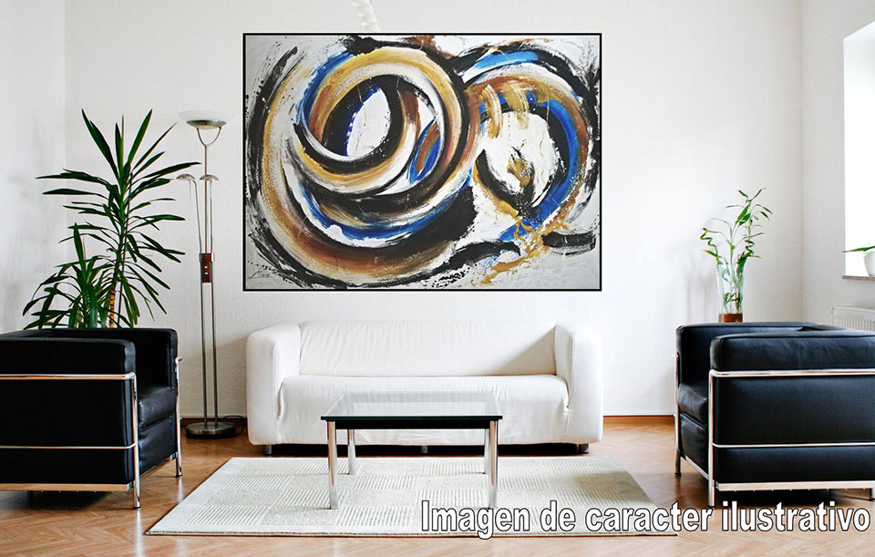 Cuadro pintura original waves