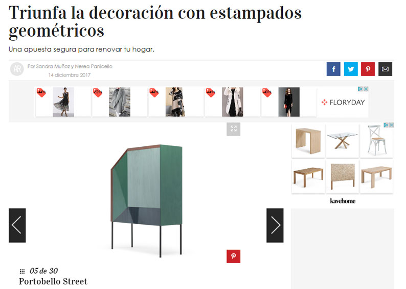 Triunfa la decoración con estampados geométricos