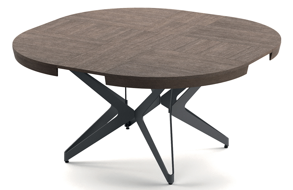 Mesa de comedor redonda extensible Big Round Ozzio Italia