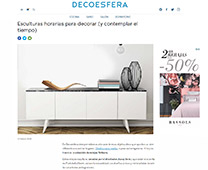 Esculturas horarias para decorar y contemplar el tiempo