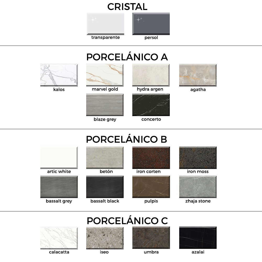 Mesa de comedor extensible porcelánico Ot