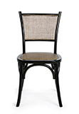 Silla vintage Carrel Negra