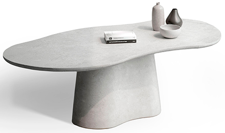 Mesa de comedor microcemento Dolmen