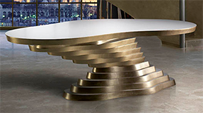 Mesa de comedor irregular Goldeneye