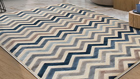 Alfombra zig zag Provence