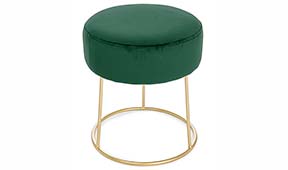 Pouf verde de diseño Riclas