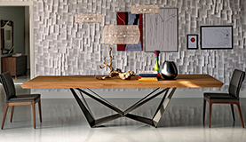 Mesa de comedor madera Skorpio Cattelan