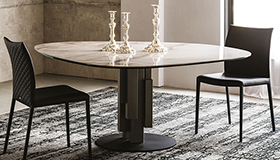 Mesa de comedor irregular keramik Skyline Cattelan