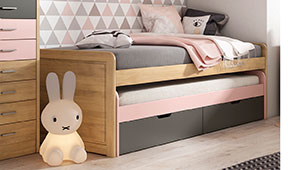 Cama nido 2 cajones infantil Poppy