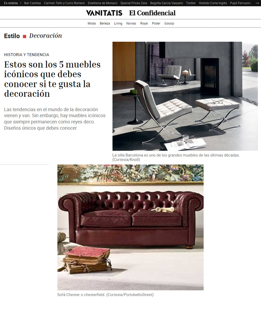 Estos son los 5 muebles icónicos que debes conocer si te gusta la decoración