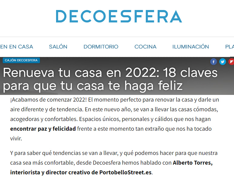 Renueva tu casa en 2022: 18 claves para que tu casa te haga feliz