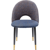 Silla retro azul Hudson Kare