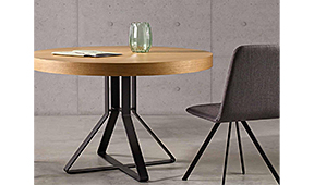 Mesa de comedor redonda extensible Hiedra