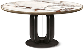 Mesa de comedor round keramik premium Soho Cattelan