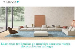 Elige estas tendencias en muebles para una nueva decoración en tu hogar 