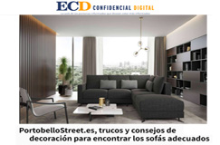 PortobelloStreet.es, trucos y consejos de decoración para encontrar los sofás adecuados