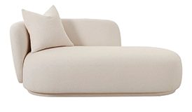 Chaise longue tapizada Mykonos