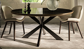 Mesa de comedor redonda keramik premium Spyder Cattelan