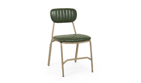 Silla verde oscuro vintage Addy