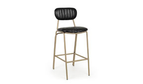 Taburete bar negro vintage Addy