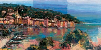 Cuadro canvas portofino d estate