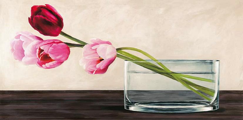 Cuadro canvas modern composition tulips